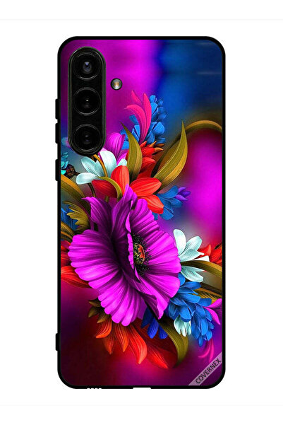 Covernex غطاء حماية لهاتف سامسونج جالاكسي S24 بلس، زهور عالية الدقة