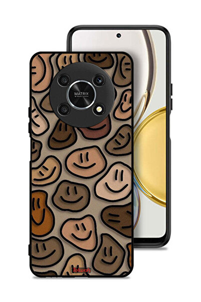 Tolwak Honor X9 5G Protective Case Cover Smiley Faces Art