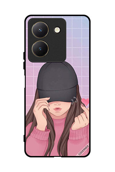 Covernex غطاء حماية لهاتف فيفو Y27s - فتاة ذات قبعة سناب لوف
