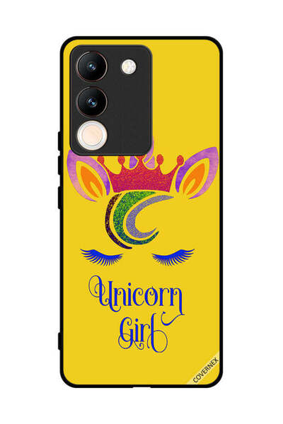 Covernex غطاء حماية لهاتف فيفو Y200 - تصميم فتاة يونيكورن