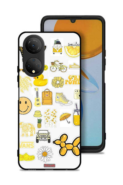 Tolwak Honor X7 Protective Case Cover Girly Tags