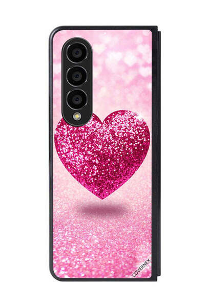 Covernex غطاء حماية لهاتف سامسونج جالاكسي زد فولد 4 بقلب لامع