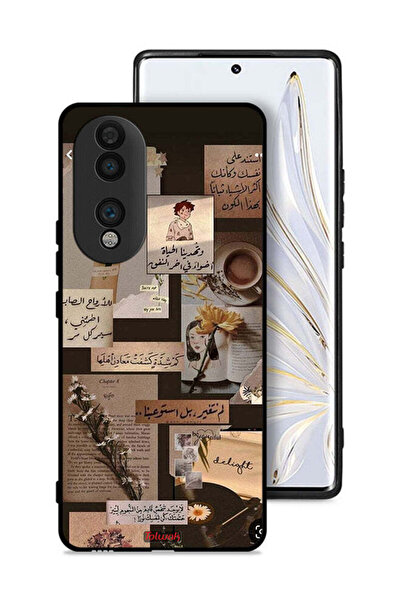 Tolwak غطاء حماية لهاتف Honor 70 بنقشة اقتباسات عربية عتيقة