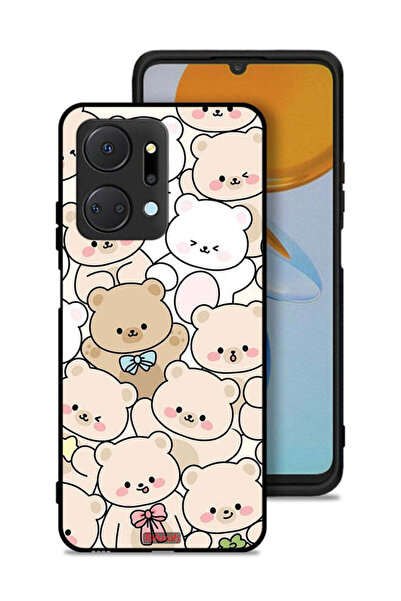 Tolwak غطاء حماية لهاتف Honor X7a بنقشة دببة