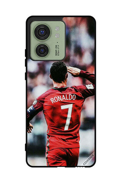 Covernex غطاء حماية لهاتف موتورولا إيدج 40 - تحية رونالدو للجمهور