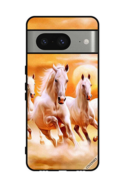 Covernex غطاء حماية لهاتف جوجل بيكسل 8 - خيول تركض