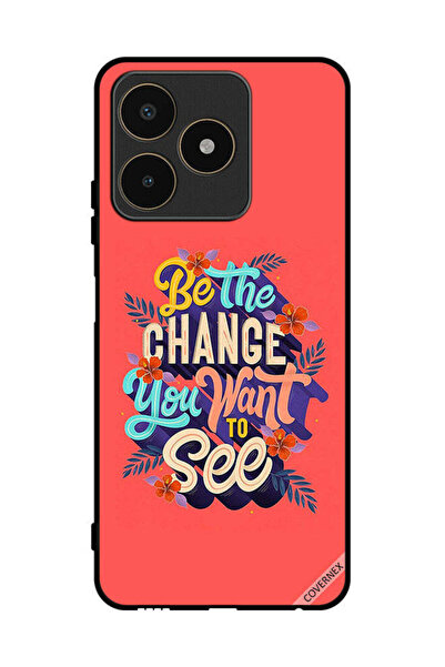 Covernex غطاء حماية لهاتف Realme C53 كن التغيير الذي تريد رؤيته