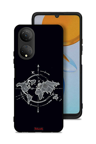 Tolwak غطاء حماية لهاتف Honor X7 - تصميم بوصلة