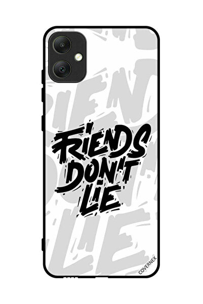 Covernex غطاء حماية لهاتف سامسونج جالاكسي A05 - خط عربي - أصدقاء لا يكذبون