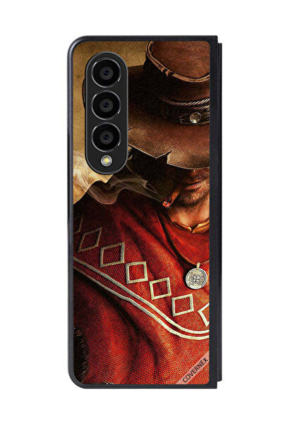 Covernex غطاء حماية لهاتف سامسونج جالاكسي زد فولد 4 بتصميم قبعة أنيقة للرجال