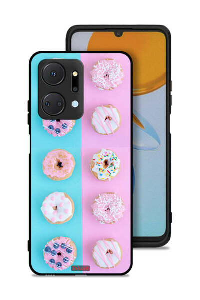 Tolwak غطاء حماية لهاتف Honor X7a بنقشة دوناتس هيذر