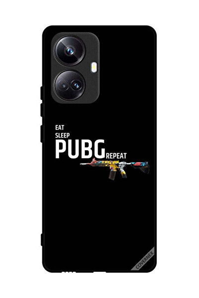 Covernex غطاء حماية لجهاز Realme 10 Pro Plus Eat Sleep Pubg Repeat