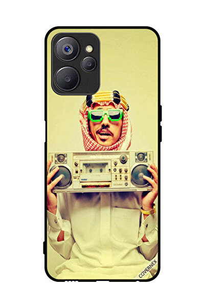 Covernex غطاء حماية لهاتف Realme 10 يحمل جهاز موسيقى عتيق