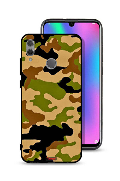 Tolwak غطاء حماية لهاتف Honor 10 Lite بنمط رقمي تجريدي مموه