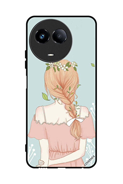 Covernex غطاء حماية لهاتف Realme 11 5G بفتاة واقفة بمظهر لطيف