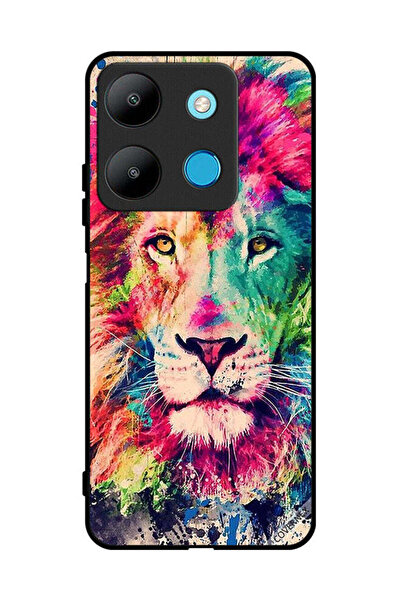 Covernex غطاء حماية لهاتف Infinix Smart 7 برسومات فنية من Lion Paint