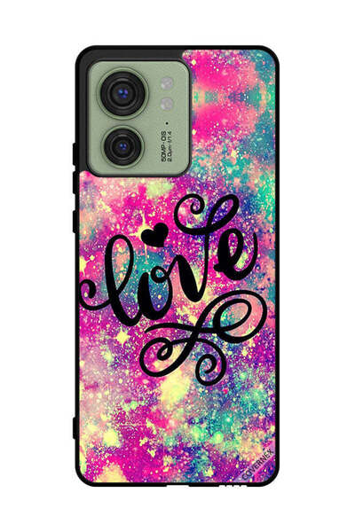 Covernex غطاء حماية لهاتف موتورولا إيدج 40 مع خلفية لوف سباركس