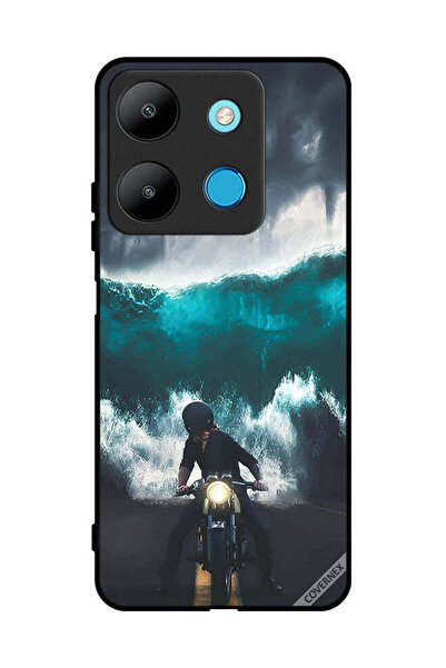 Covernex غطاء حماية لهاتف Infinix Smart 7 Water Wave Art