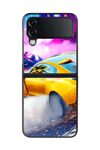 Covernex غطاء حماية لهاتف سامسونج جالاكسي زد فليب 4 سيارة سباق