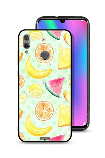 Tolwak غطاء حماية لهاتف Honor 10 Lite بتصميم فن الألوان المائية والفواكه