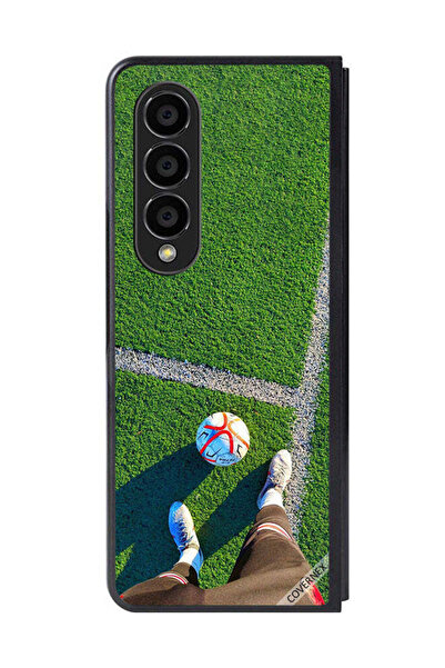 Covernex غطاء حماية لهاتف سامسونج جالاكسي زد فولد 4 كل الحب لكرة القدم