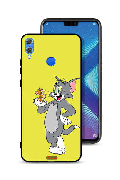 Tolwak غطاء حماية لهاتف Honor 8X بتصميم توم وجيري