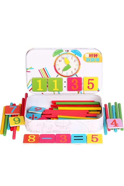 Ikonka Set educational pentru invatare Cunoasteti Ceasul