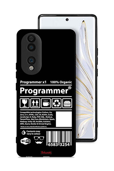 Tolwak غطاء حماية وملصق برمجة لهاتف Honor 70
