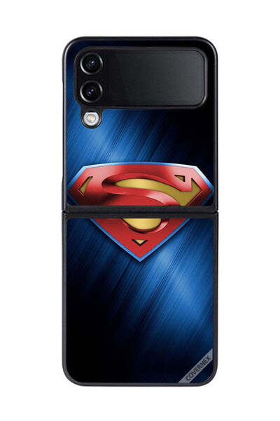 Covernex غطاء حماية لهاتف سامسونج جالاكسي زد فليب 4 بشعار سوبرمان