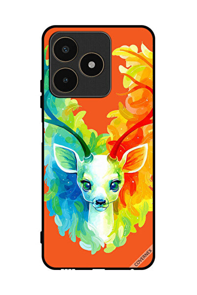 Covernex غطاء حماية لهاتف Realme C53 - غزال ملون