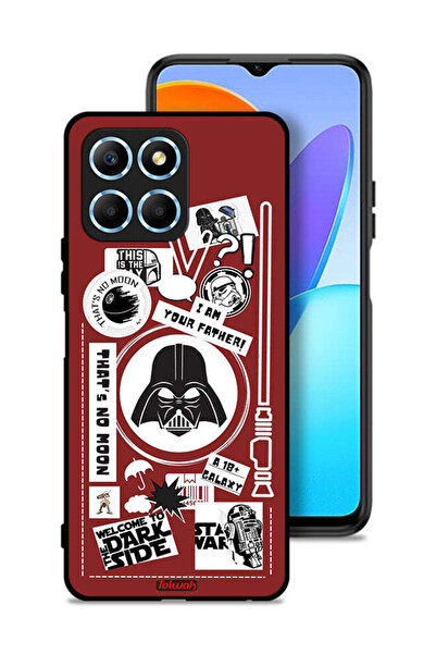 Tolwak غطاء حماية لهاتف Honor X6 - ملصق "مرحبًا بكم في الجانب المظلم"