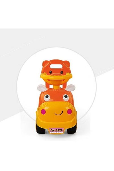 rexa Cow Cartoon Ride On Car With Backrest