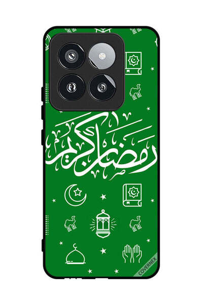 Covernex غطاء حماية لهاتف شاومي 14 برو - رمضان كريم - أخضر