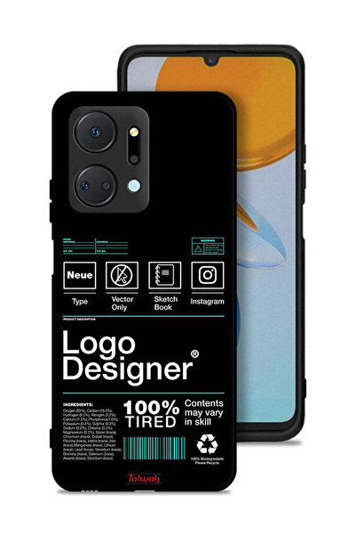 Tolwak Honor X7a Protective Case Cover Logo Designer Sticker