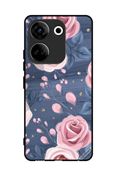 Covernex Protective Case Cover For Tecno Camon 20 Roses & Leaves Pattern