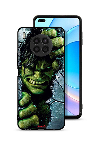 Tolwak غطاء حماية لهاتف Honor 50 Lite بتصميم هالك المذهل