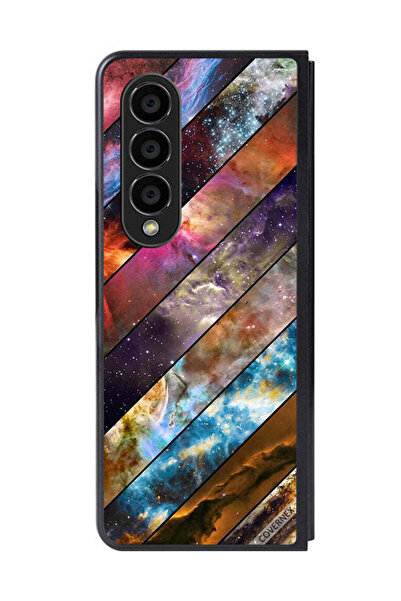 Covernex غطاء حماية لهاتف سامسونج جالاكسي زد فولد بنقشة 4 خطوط