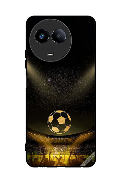 Covernex غطاء حماية لهاتف Realme 11 5G، خلفية فيلم كرة قدم كلاسيكية باللون ال...