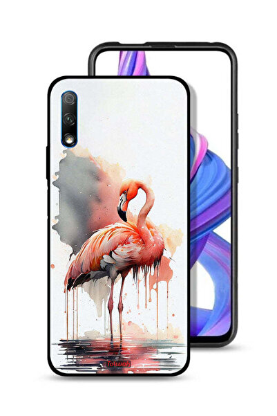 Tolwak غطاء حماية لهاتف Honor 9X (الصين) برسومات ألوان مائية استوائية
