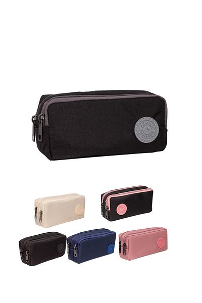 Alone Double Compartment Pen Holder Washable Pencil Case - 310