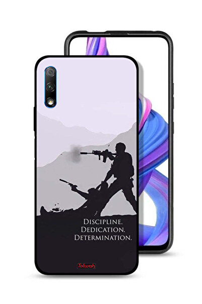 Tolwak غطاء حماية لهاتف Honor 9X (الصين) بتصميم انضباط وتفانٍ وتصميم