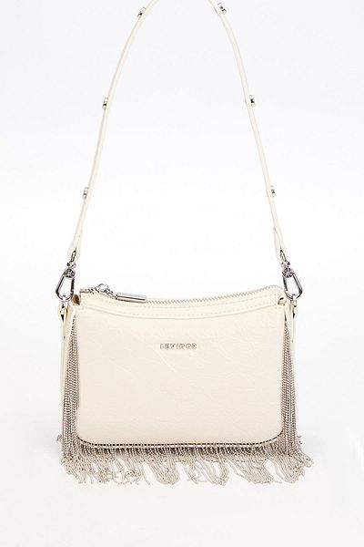 Levidor Premium Tassel Detail Shoulder Bag Mink