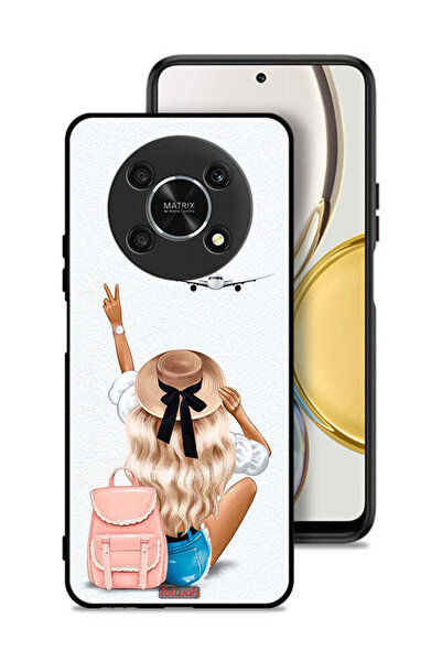 Tolwak غطاء حماية لهاتف Honor X30 5G - فتاة تحب السفر
