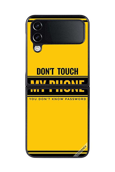 Covernex غطاء حماية لهاتف سامسونج جالاكسي زد فليب 4 - لا تلمس هاتفي، أنت لا ت...