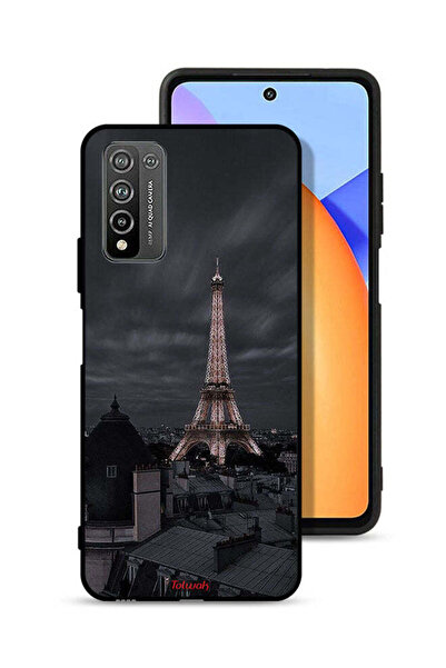 Tolwak Honor 10X Lite Protective Case Cover Eiffel Tower In Night