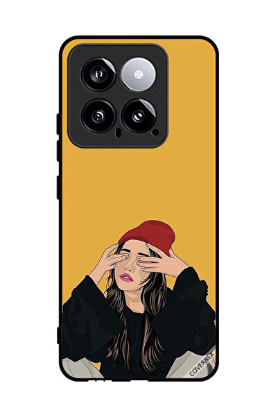 Covernex غطاء حماية لهاتف شاومي 14 برسومات فتاة حزينة
