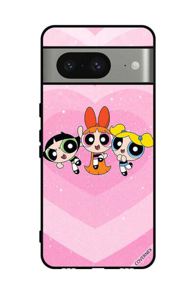 Covernex غطاء حماية لهاتف جوجل بيكسل 8 - رسوم متحركة للفتيات القويات