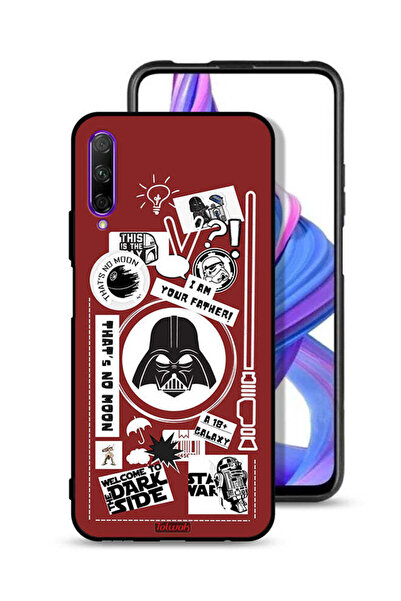 Tolwak غطاء حماية لهاتف هواوي Y9s ملصق "مرحبًا بكم في الجانب المظلم"