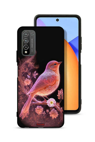 Tolwak Honor 10X Lite Protective Case Cover Cute Bird Art