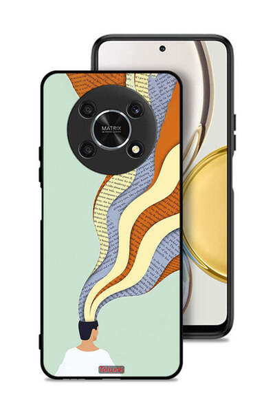 Tolwak غطاء حماية Honor X9 5G مع رسومات Data In Mind Art